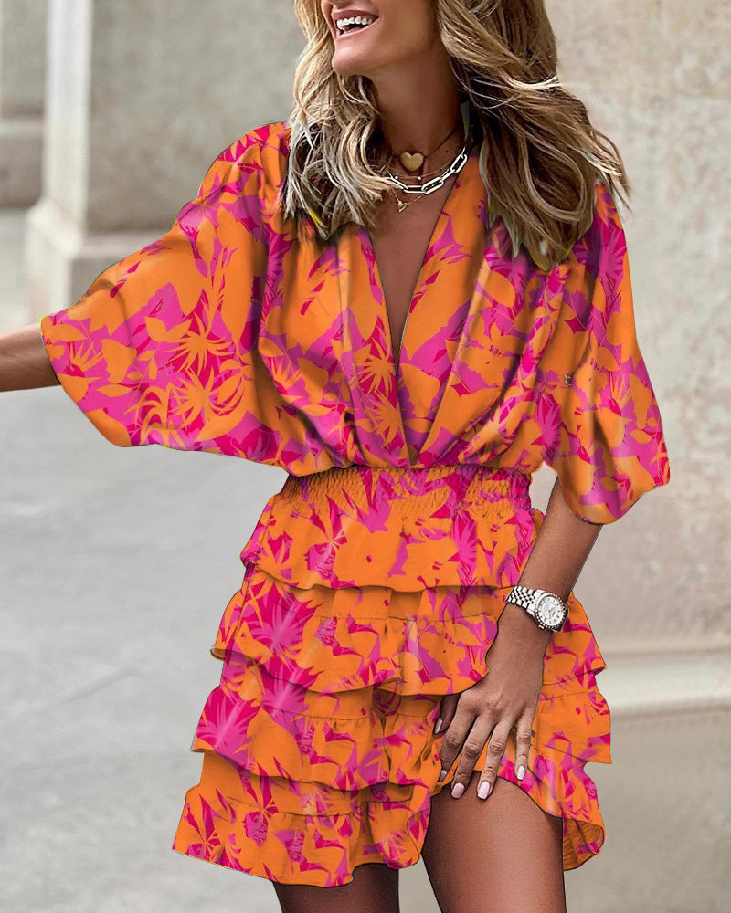 Francesca™ - Stylish Printed Dress