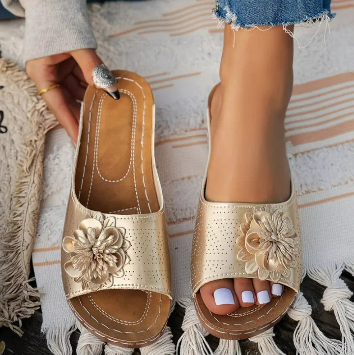 FLORA | Orthopedic Sandals with Floral Pattern