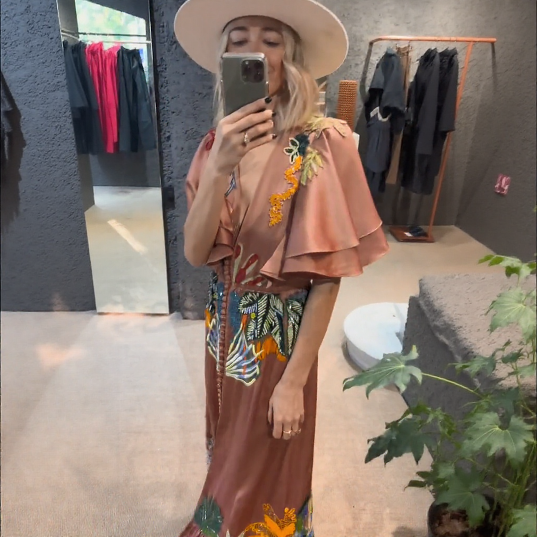 Zoe™ | Embroidered Boho Maxi Dress